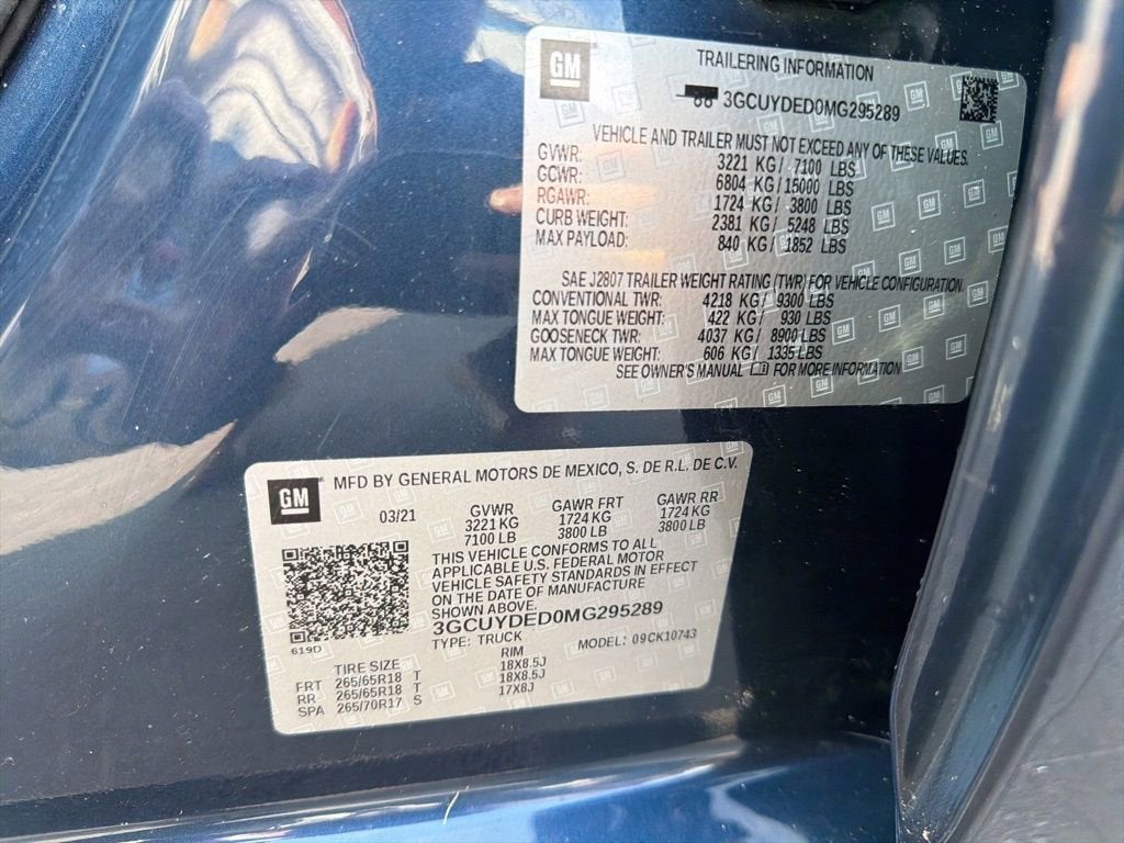 2021 Chevrolet Silverado 1500 LT