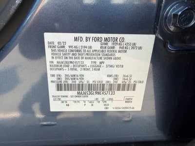 2022 Ford EcoSport SE