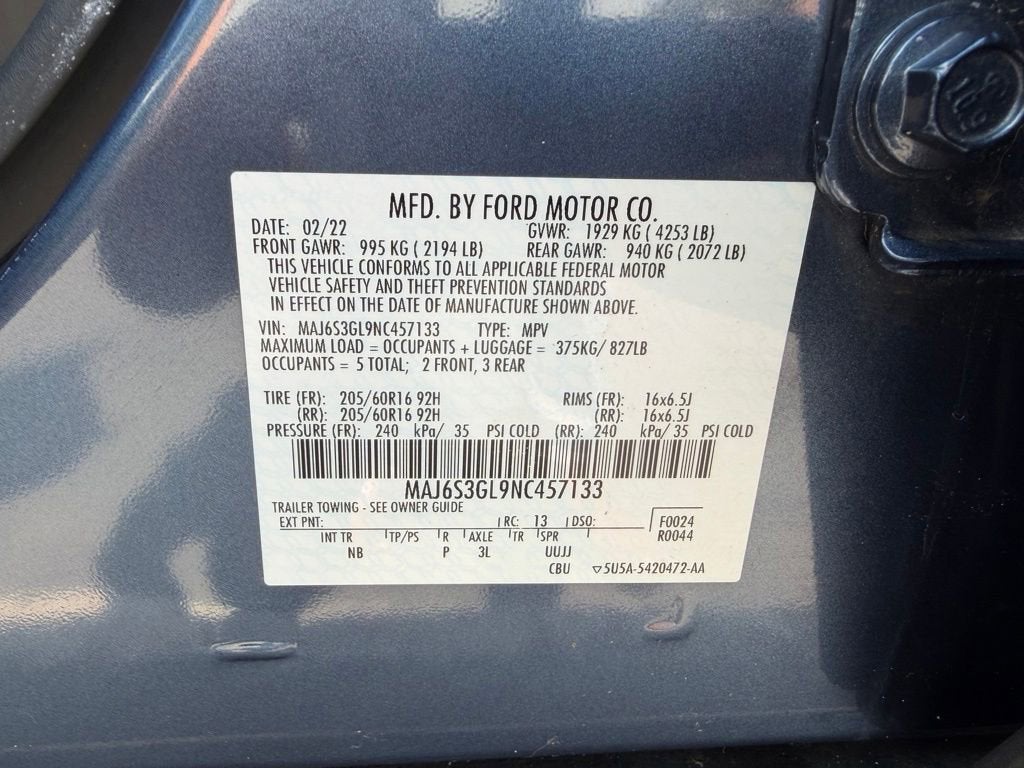 2022 Ford EcoSport SE